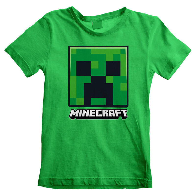 Camiseta Creeper Minecraft adulto - Espadas y Más