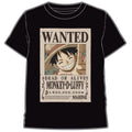 Camiseta Wanted Luffy One Piece infantil - Espadas y Más