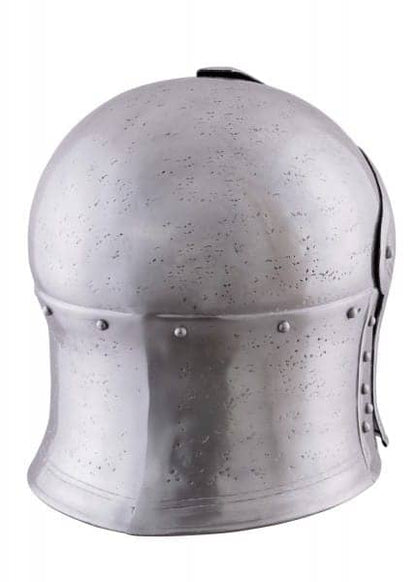 Casco Arquero medieval Schaller con visera con bisagras, acero de 1,6 mm 1716632516 - Espadas y Más