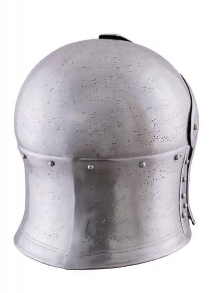 Casco Arquero medieval Schaller con visera con bisagras, acero de 1,6 mm 1716632516 - Espadas y Más