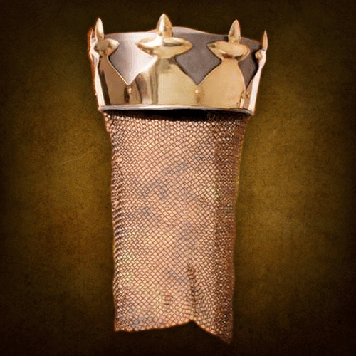 Casco con corona y cota de malla del Rey Arturo300816 - Espadas y Más