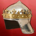 Casco funcional con corona Ricardo Corazón de León 300420 - Espadas y Más