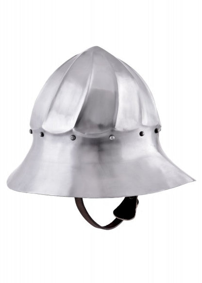 Casco Hervidor de agua borgoñón, siglo 15, acero de 1,6 mm 1716633616 - Espadas y Más