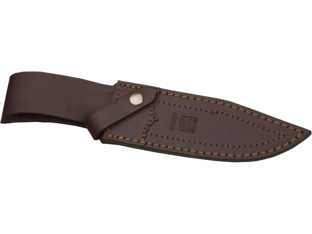 CUCHILLO DE CAZA JOKER GAMO, MANGO ASTA DE CIERVO Y HOJA DE 15,5 CM.FUNDA DE CUERO. CC46 - Espadas y Más