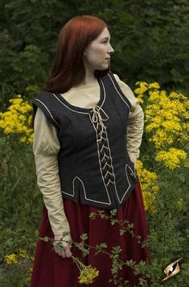 Imagen de CHALECO MEDIEVAL DE MUJER 310506 parte de nuestra colección en Espadas y más, sitio oficial.