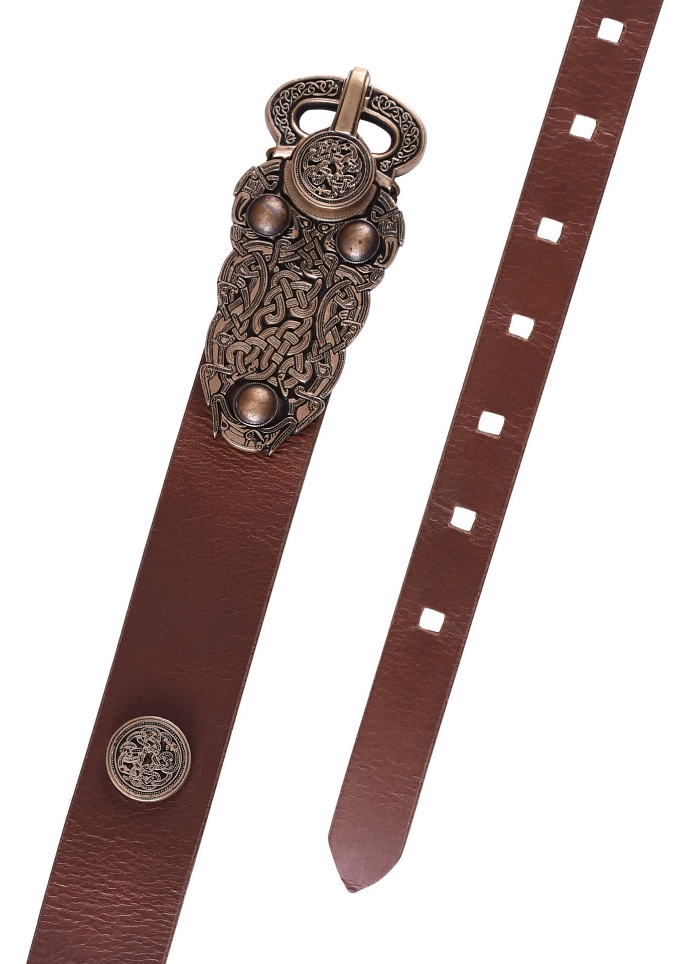 Cinturón de cuero Sutton Hoo Viking - Espadas y Más