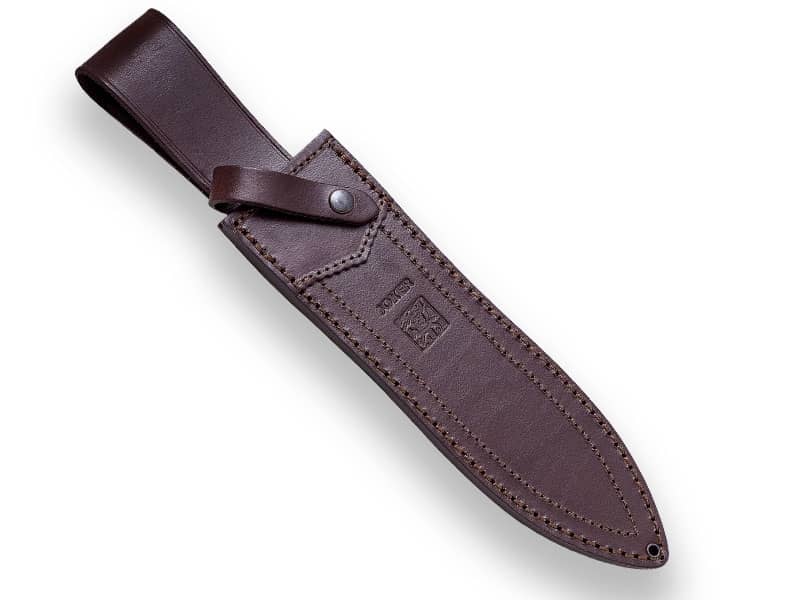 CUCHILLO DE REMATE JOKER JABALÍ, CON BASTÓN EN ALUMINIO (LANZA) Y FUNDA DE CORDURA. CL110 - Espadas y Más