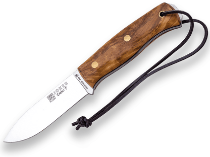 CUCHILLO BUSHCRAFT Y SUPERVIVENCIA JOKER EMBER FLAT CON CACHAS EN OLIVO CO123-P - Espadas y Más
