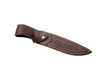 CUCHILLO DE CAZA CON PUÑO DE OLIVO Y HOJA DE 17 CM. CO36 - Espadas y Más