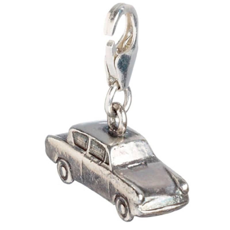 Colgante plata charm Mr Weasleys Flying Car Harry Potter - Espadas y Más