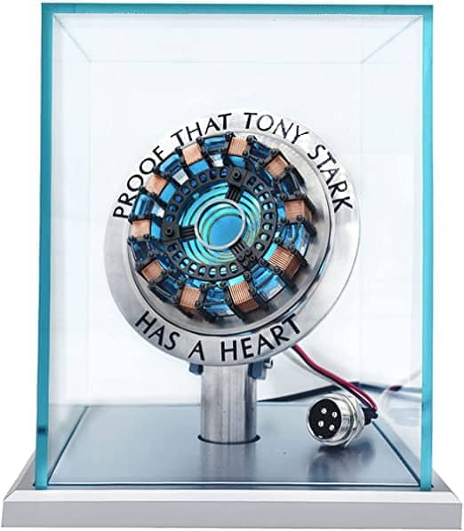 Corazón de Tony Stark, corazón de Iron man de metal S3313 - Espadas y Más