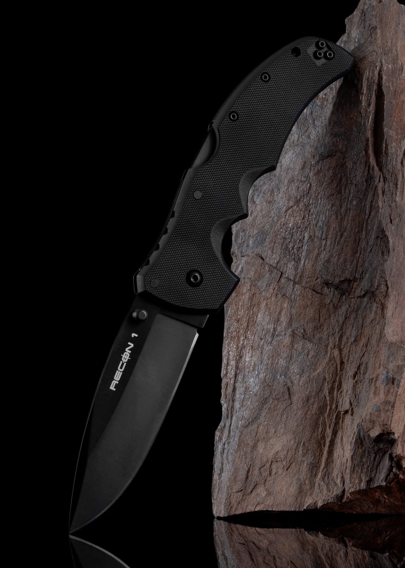 Navaja de bolsillo Recon 1 Spear Pt., S35VN, negra CST-27BS - Espadas y Más