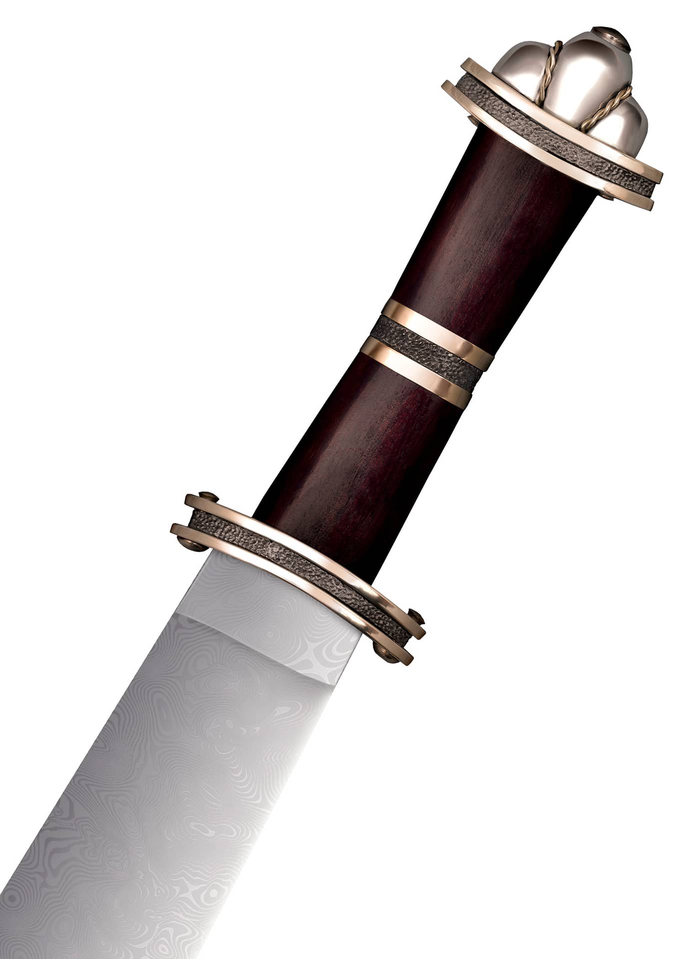 Espada vikinga Saxofón largo de acero damasco CST-88HVA - Espadas y Más