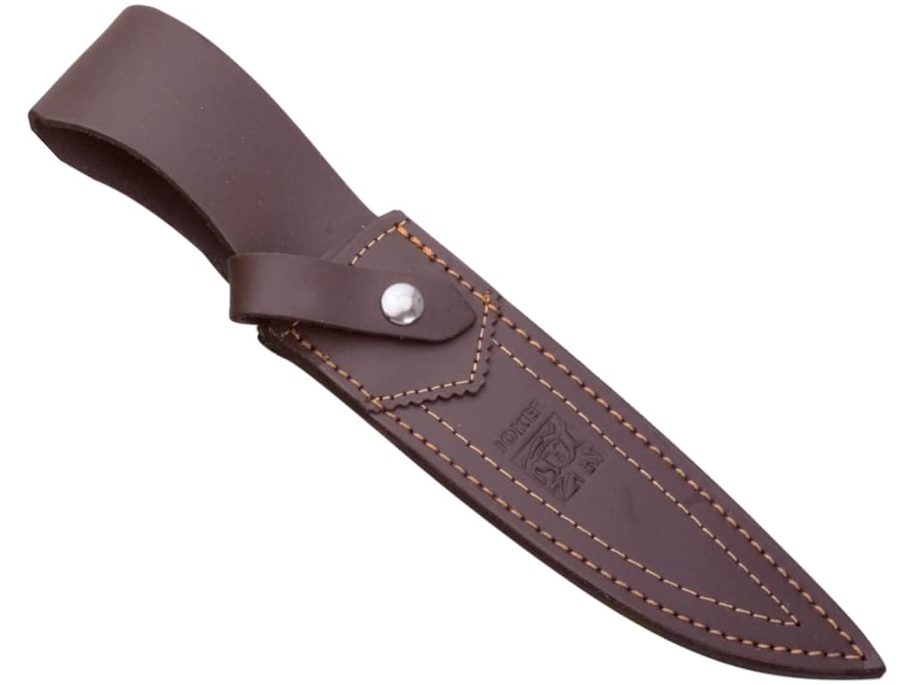 CUCHILLO DE MONTE JOKER JABATO CON PUÑO CIERVO TALLADO A MANO Y HOJA DE 14 CM. CT33 - Espadas y Más