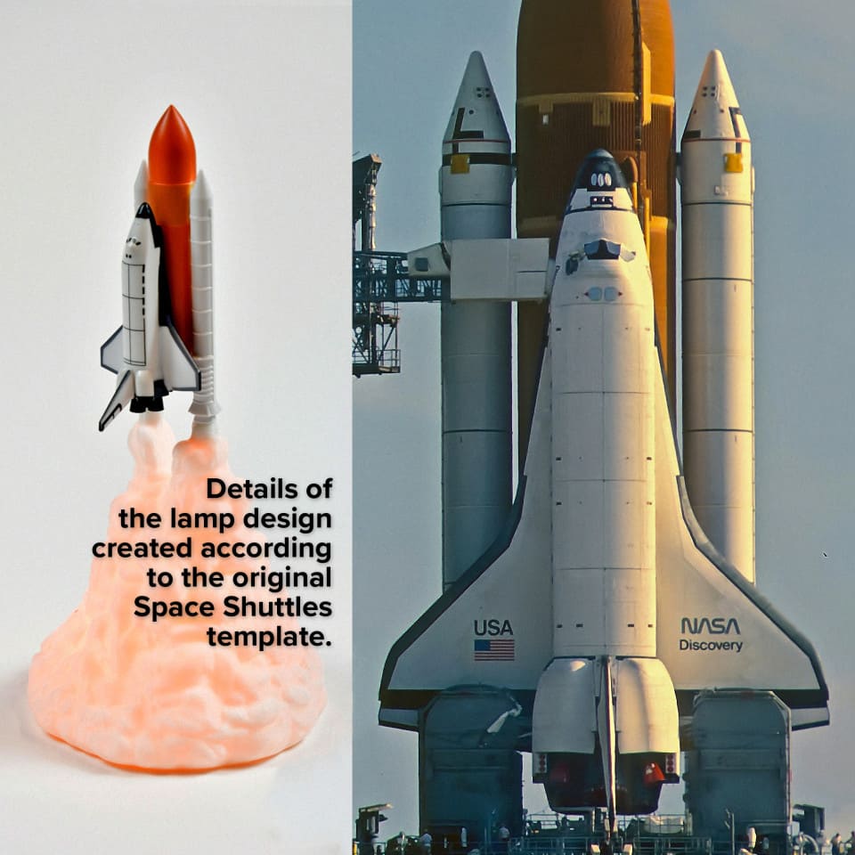 Lámpara Cohete ct-1012 - Espadas y Más