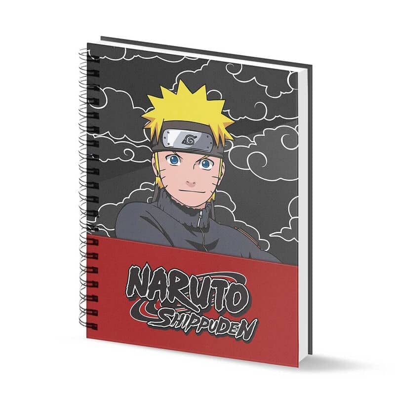 Cuaderno A4 Clouds Naruto Shippuden - Espadas y Más
