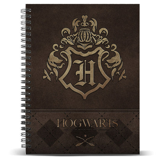 Cuaderno A4 Hogwarts Harry Potter - Espadas y Más