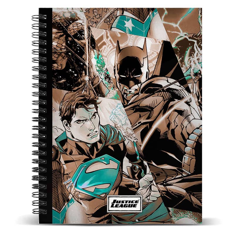 Cuaderno A4 Liga de la Justicia DC Comics - Espadas y Más