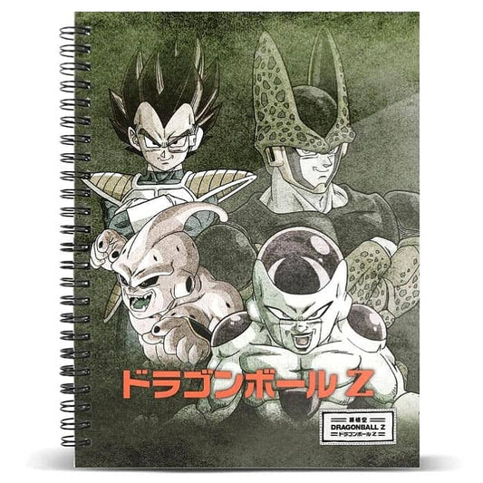 Cuaderno A5 Evil Dragon Ball - Espadas y Más