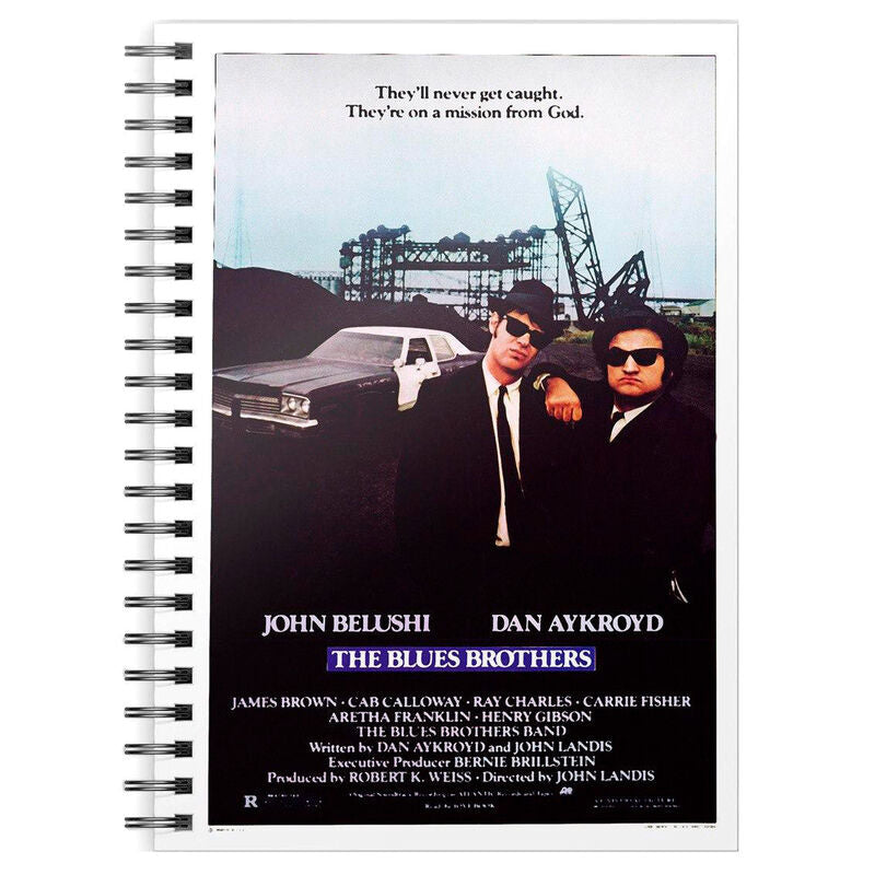 Cuaderno A5 Mission From God The Blues Brothers - Espadas y Más