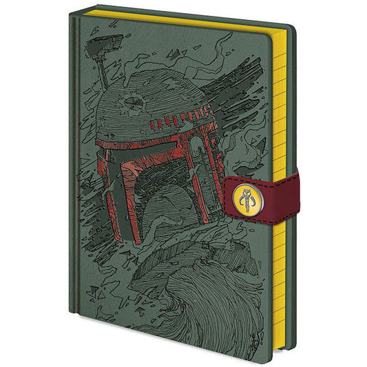 Cuaderno A5 premium Boba Fett Star Wars - Espadas y Más