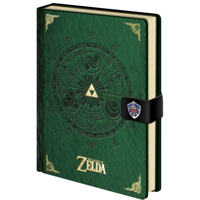 Cuaderno A5 premium Triforce The Legend of Zelda - Espadas y Más