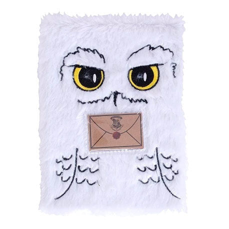 Cuaderno peluche A5 Hedwig Harry Potter - Espadas y Más