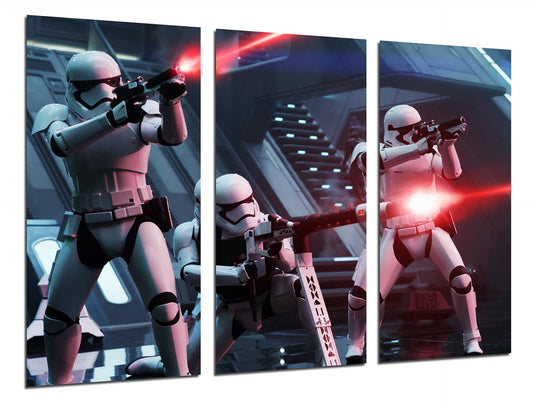 Cuadro Star Wars Stormtrooper disparando - Espadas y Más