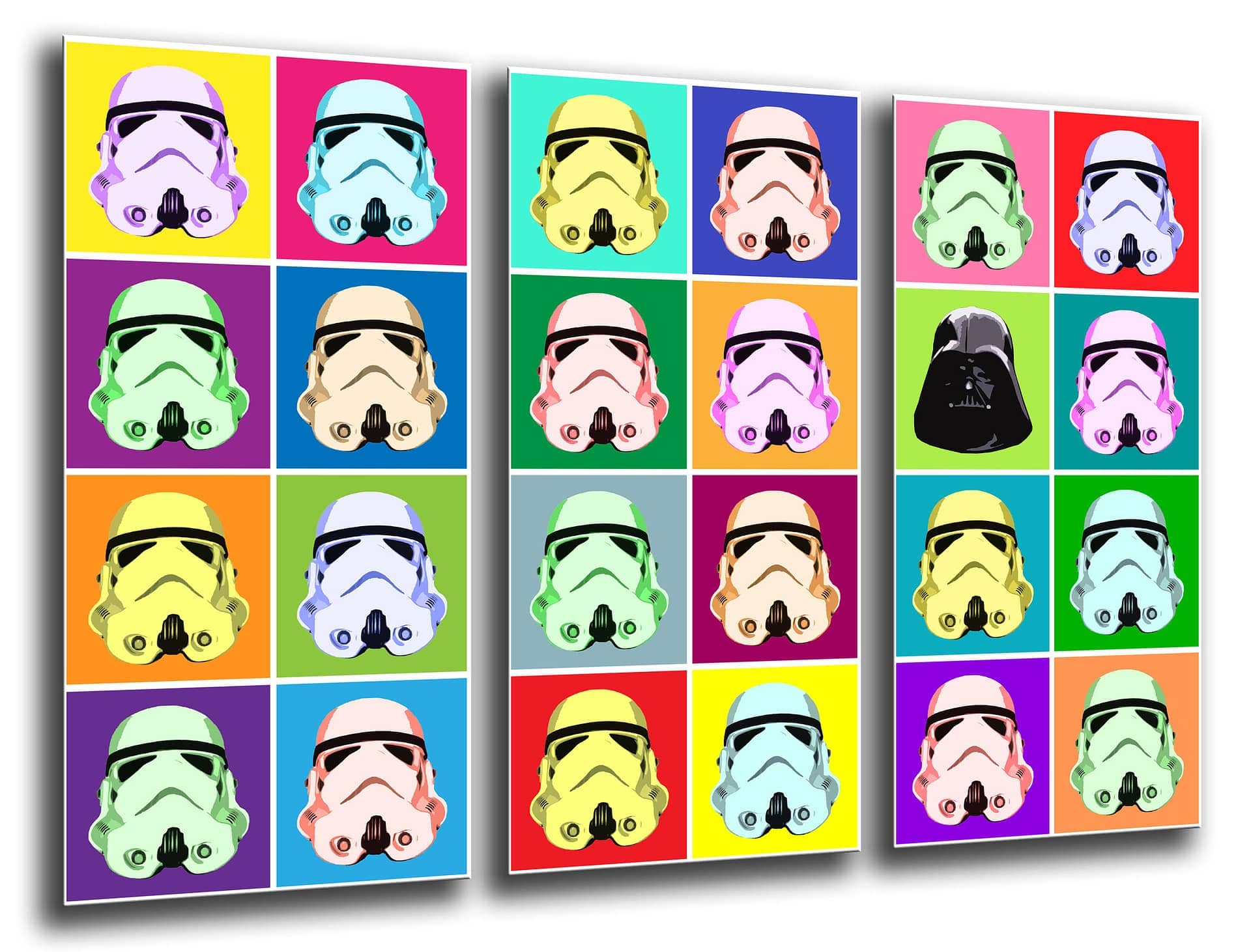 Cuadro Stormtrooper Star Wars estilo Andy Warhol - Espadas y Más