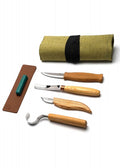 Cuchara + Kuksa Carving Professional Set (4 herramientas + accesorios), BeaverCraft BC-S43 - Espadas y Más