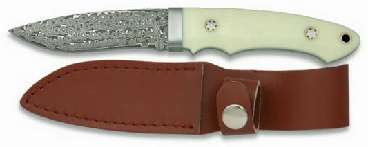 Cuchillo acero de damasco mango resina - Espadas y Más