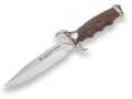 CUCHILLO ARABE CON PUÑO EN MADERA DE BUBINGA-ZAMAK Y HOJA DE 16 CM CB88-N - Espadas y Más