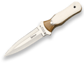 CUCHILLO BOTERO CACHAS EN ASTA DE TORO Y HOJA DE UN SOLO FILO DE 12 CM. CA67 - Espadas y Más