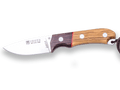 CUCHILLO BUSHCRAFT JOKER AGUILA, CON PUÑO EN MADERA DE OLIVO, VIROLA PALO SANTO Y HOJA DE 8,5 CM. INCLUYE FUNDA DE CUERO. CO103 - Espadas y Más