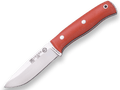 CUCHILLO BUSHCRAFT Y SUPERVIVENCIA JOKER BS9 LYNX. ACERO Bá–HLER N695, MANGO CANVAS MICARTA, HOJA 10,5 CM. FUNDA VAQUETILLA CON FERROCERIO INCLUIDA. CN111-P - Espadas y Más