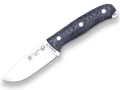 CUCHILLO BUSHCRAFT Y SUPERVIVENCIA JOKER BS9 URSUS. ACERO BÖHLER N695, MANGO CANVAS MICARTA, HOJA 10 CM. FUNDA VAQUETILLA CON FE - Espadas y Más