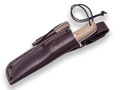 CUCHILLO BUSHCRAFT Y SUPERVIVENCIA JOKER TRAMPERO SCANDI EN MICARTA BEIGE, CON FERROCERIO. CM124-P - Espadas y Más