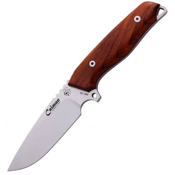 Cuchillo Caiman cocobolo funda piel 1372-CO - Espadas y Más