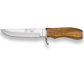 CUCHILLO DE CAZA CON PUÑO DE OLIVO Y HOJA DE 14 CM. CO33 - Espadas y Más