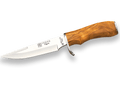 CUCHILLO DE CAZA CON PUÑO DE OLIVO Y HOJA DE 14,5 CM. CO38 - Espadas y Más