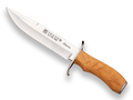 CUCHILLO DE CAZA CON PUÑO DE OLIVO Y HOJA DE 17 CM. CO36 - Espadas y Más