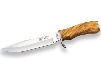 Imagen de Cuchillo De Caza Con Puño De Olivo Y Hoja De 17 Cm. CO37 parte de nuestra colección en Espadas y más, sitio oficial.