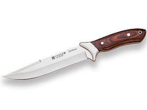 CUCHILLO DE CAZA JOKER ANTILOPE,CACHAS MADERA ROJA Y HOJA DE 19,5 CM. CR02 - Espadas y Más