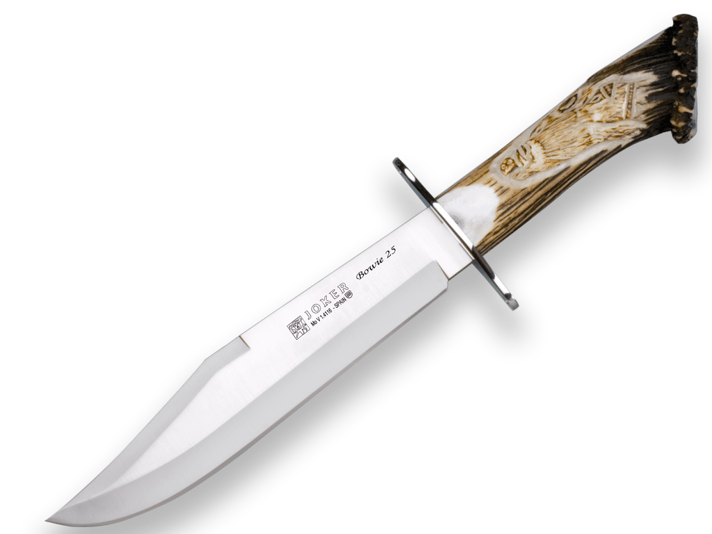 CUCHILLO DE CAZA JOKER BOWIE 25 CT101 - Espadas y Más