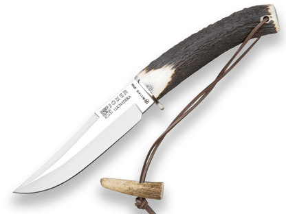 Imagen de Cuchillo De Caza Joker Cluchadera, Mango De Ciervo, Hoja De 14 Cm. Funda De Cuero. CC72 parte de nuestra colección en Espadas y más, sitio oficial.