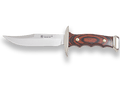 CUCHILLO DE MONTE CON MANGO DE ZAMAK Y MADERA ROJA Y HOJA DE 11 CM. CR90 - Espadas y Más