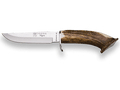 CUCHILLO DE MONTE CON PUÑO CORONA CIERVO Y HOJA INOX DE 14 CM. CN33 - Espadas y Más
