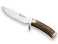 CUCHILLO DE MONTE CON PUÑO DE ASTA DE CIERVO Y HOJA DE 14 CM CC27 - Espadas y Más