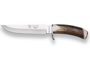 CUCHILLO DE MONTE CON PUÑO DE CIERVO Y HOJA INOX DE 17 CM. CC34 - Espadas y Más