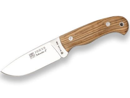 Imagen de Cuchillo De Monte Enterizo Con Cachas De Olivo Y Hoja De 11 Cm. CO58 parte de nuestra colección en Espadas y más, sitio oficial.